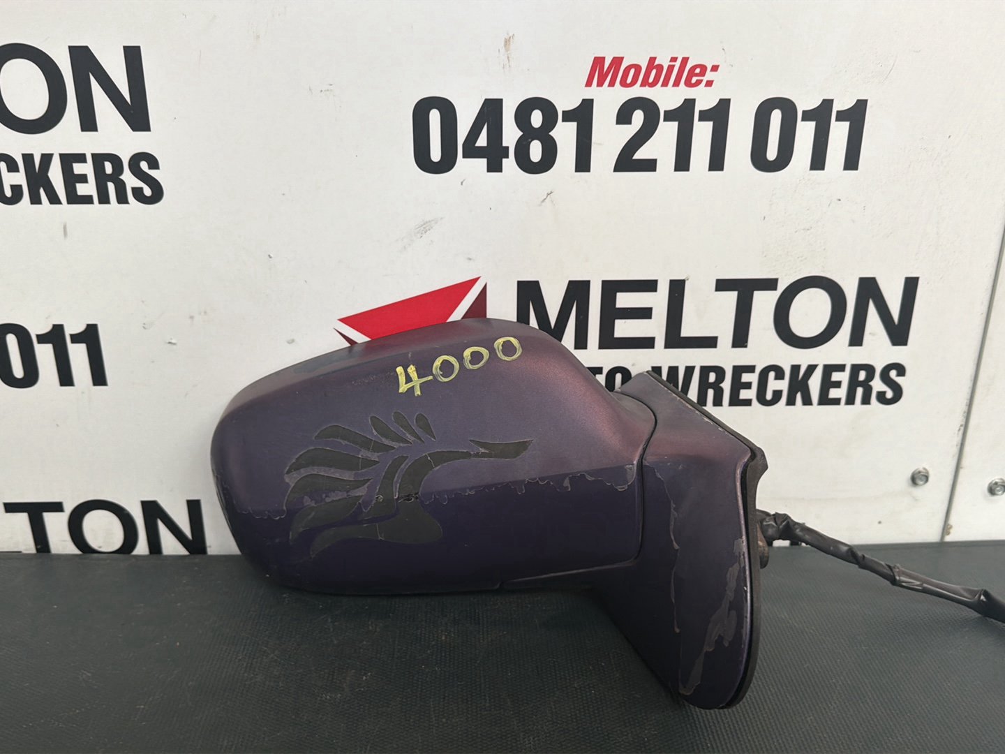 Nov 1999 to Oct 2005- Toyota Celica ZZT231- Right Door Mirror- Colour Coded