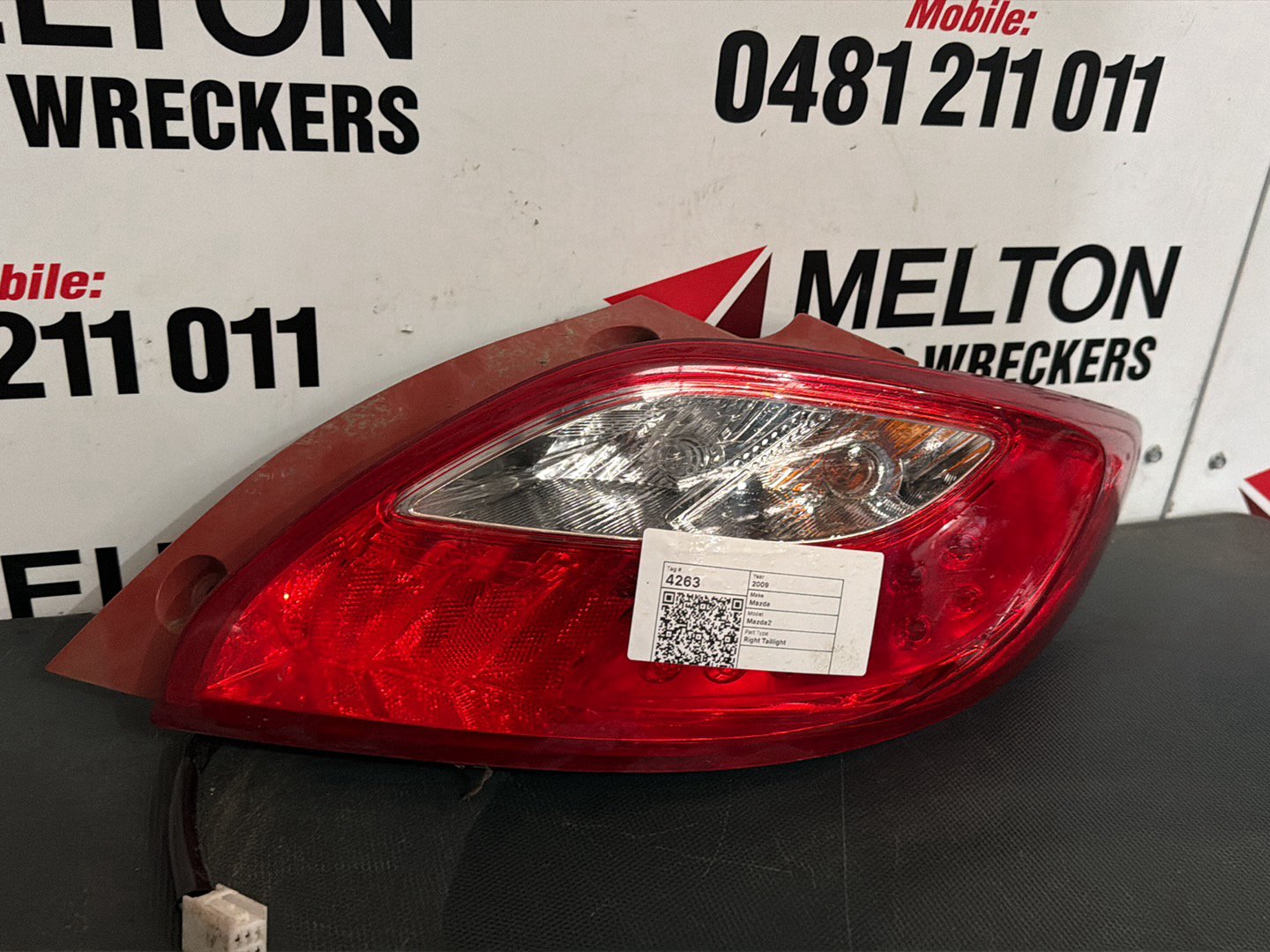 Sep 2007 to Sep 2014- Mazda Mazda2 DE Hatchback- Right Taillight