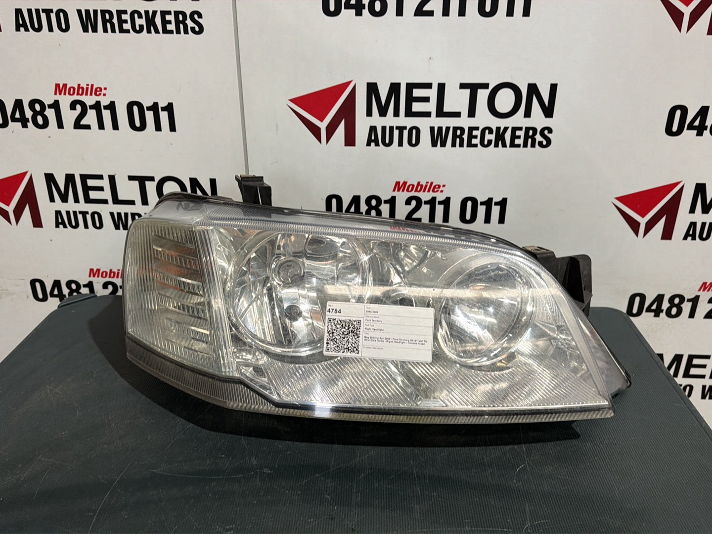 May 2004 to Apr 2009 - Ford Territory SX SY MkI TS Ghia Ghia Turbo - Right Headlight - Chrome Insert