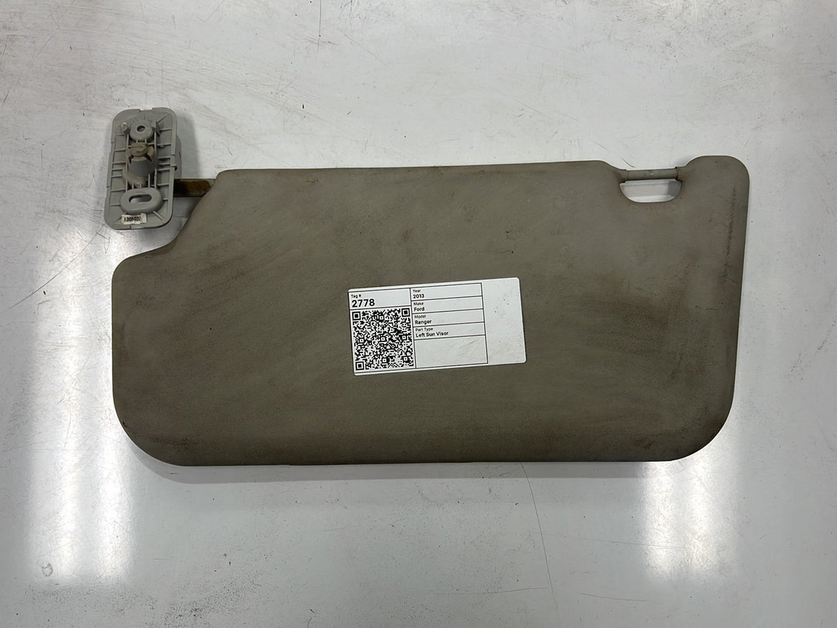 2013 Ford Ranger PX Single Cab Utility Left Sun Visor