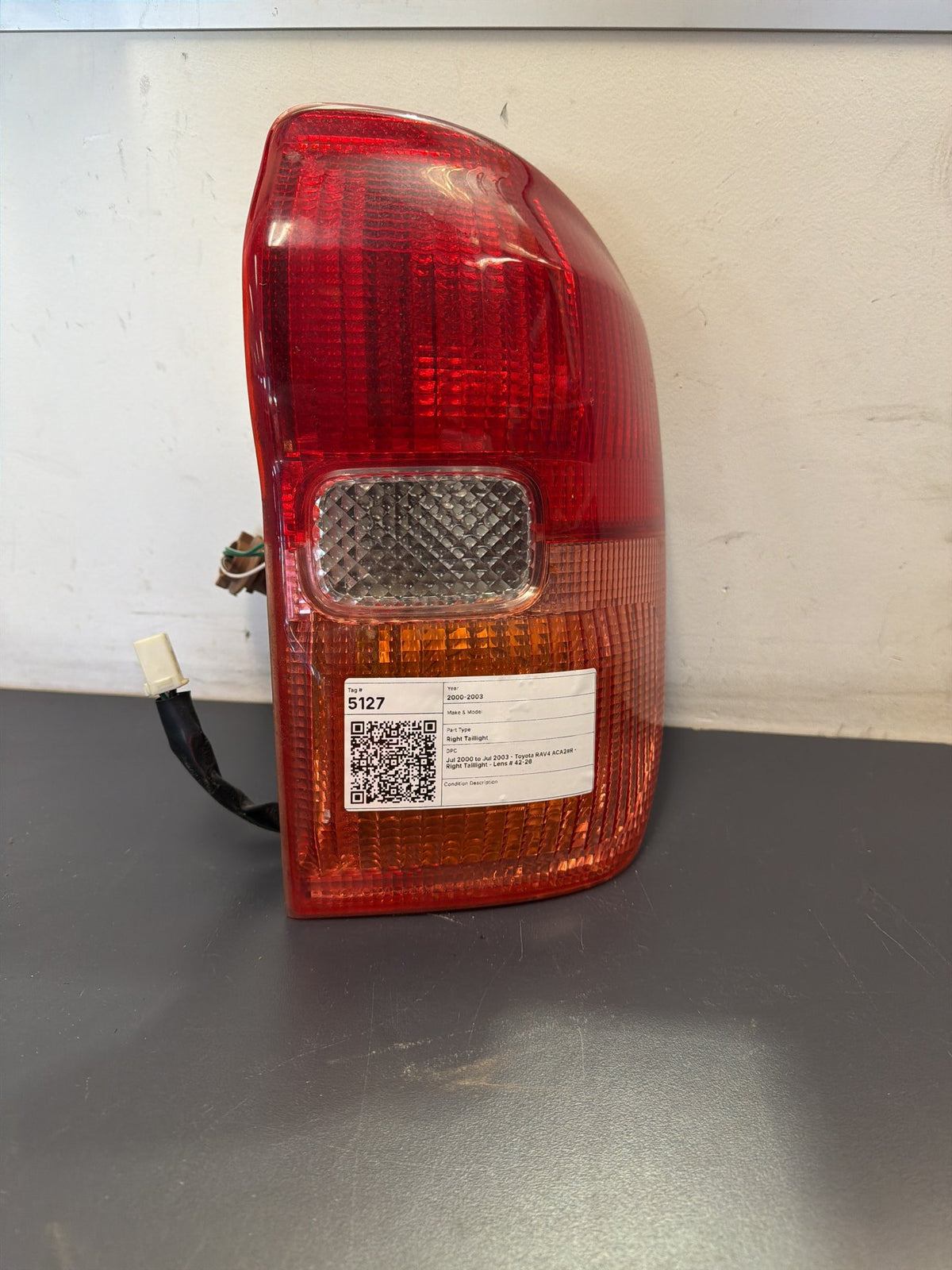 Jul 2000 to Jul 2003 - Toyota RAV4 ACA2#R - Right Taillight - Lens # 42-26