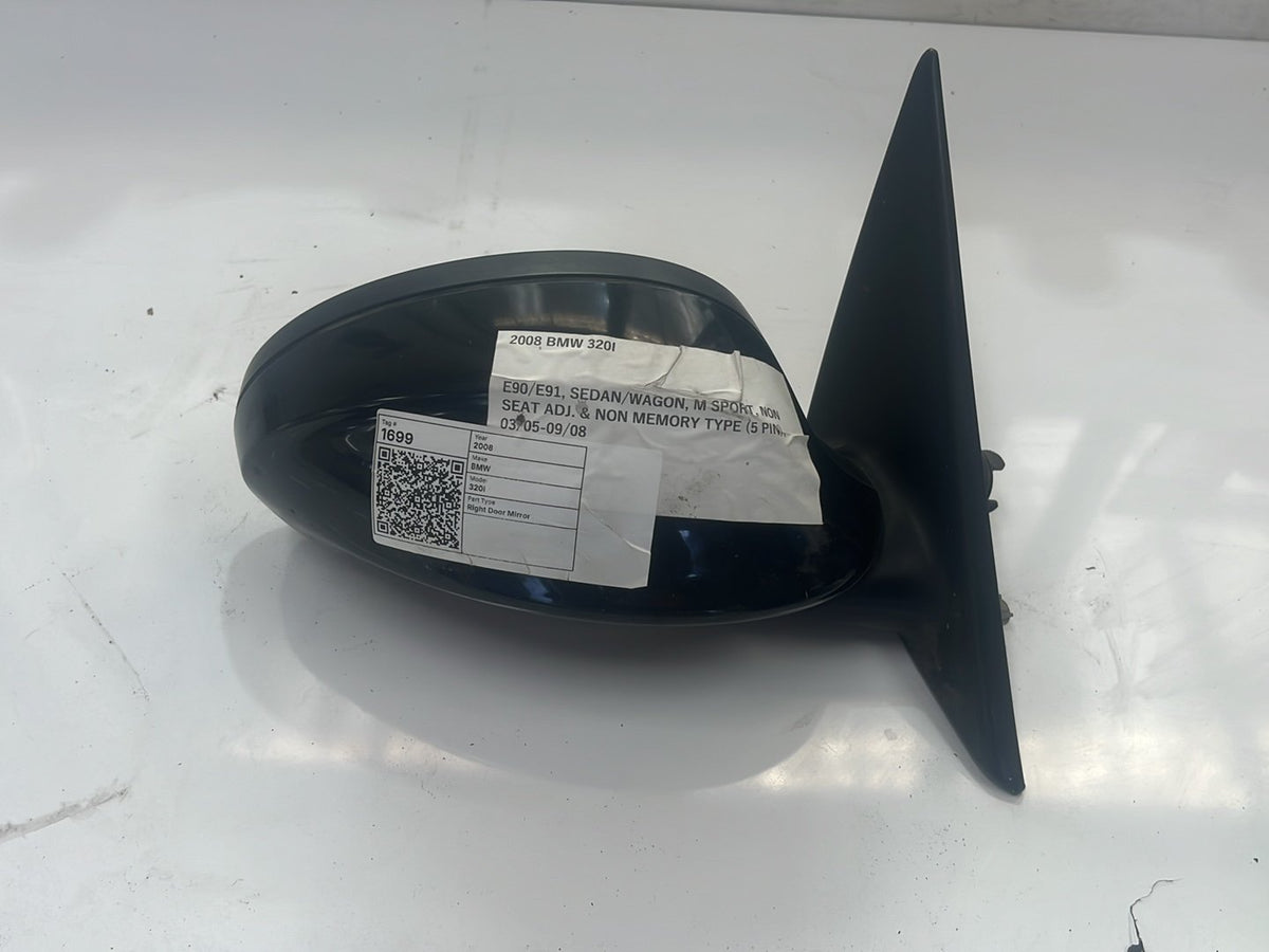 2008 BMW 320i E90 - Right Door Mirror