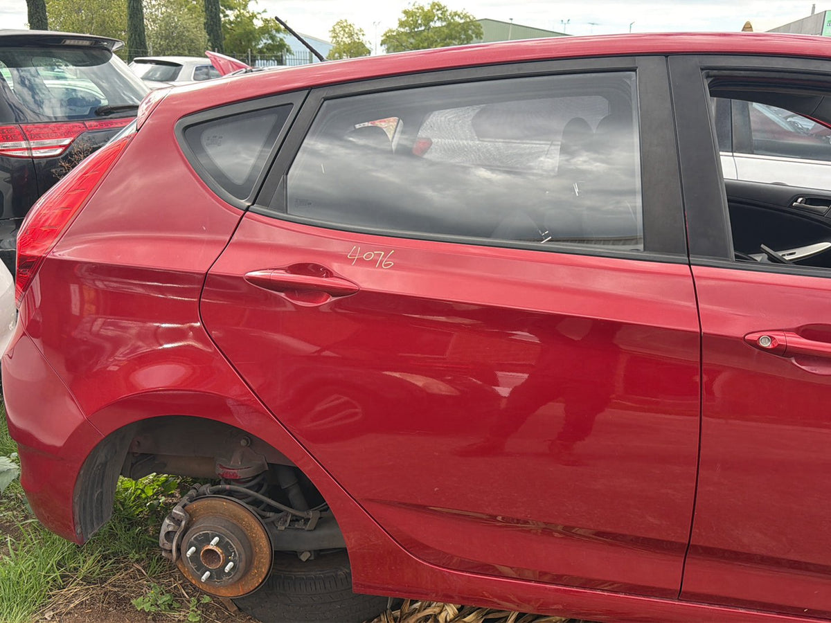 May 2011 to Dec 2019- Hyundai Accent RB Hatchback- Right Rear Door