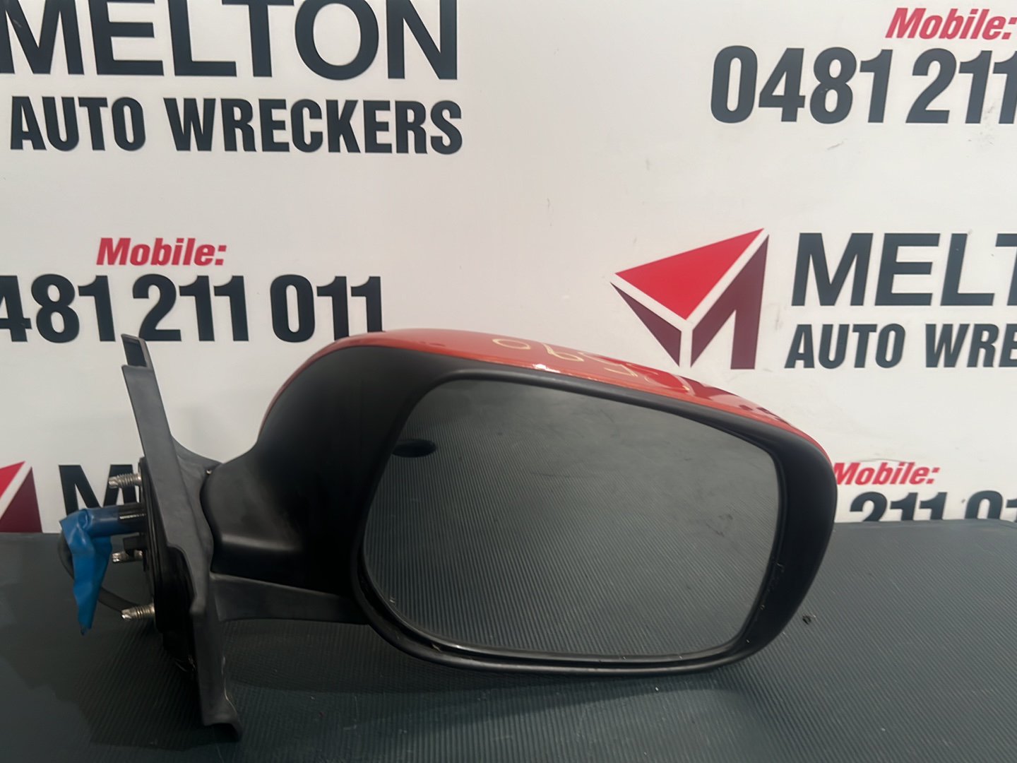 Oct 2005 to Jul 2011- Toyota Yaris NCP9# Hatchback Australia Only- Right Door Mirror- 3 Wire