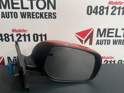 Oct 2005 to Jul 2011- Toyota Yaris NCP9# Hatchback Australia Only- Right Door Mirror- 3 Wire
