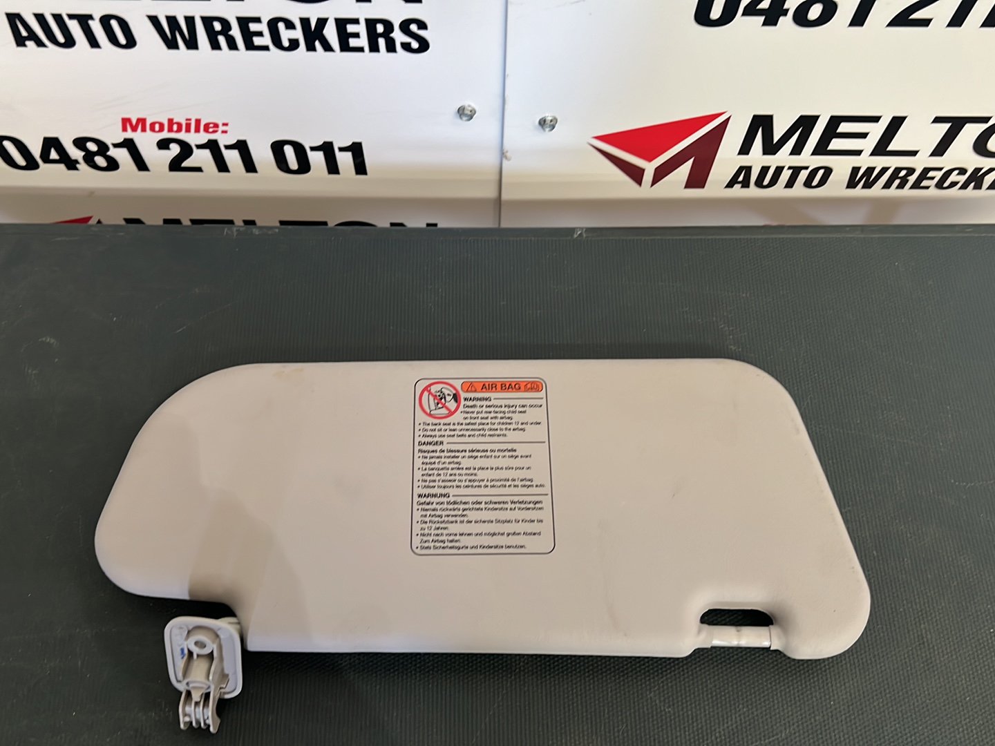 Mazda Mazda3 Sport BK Sedan Left Sun Visor