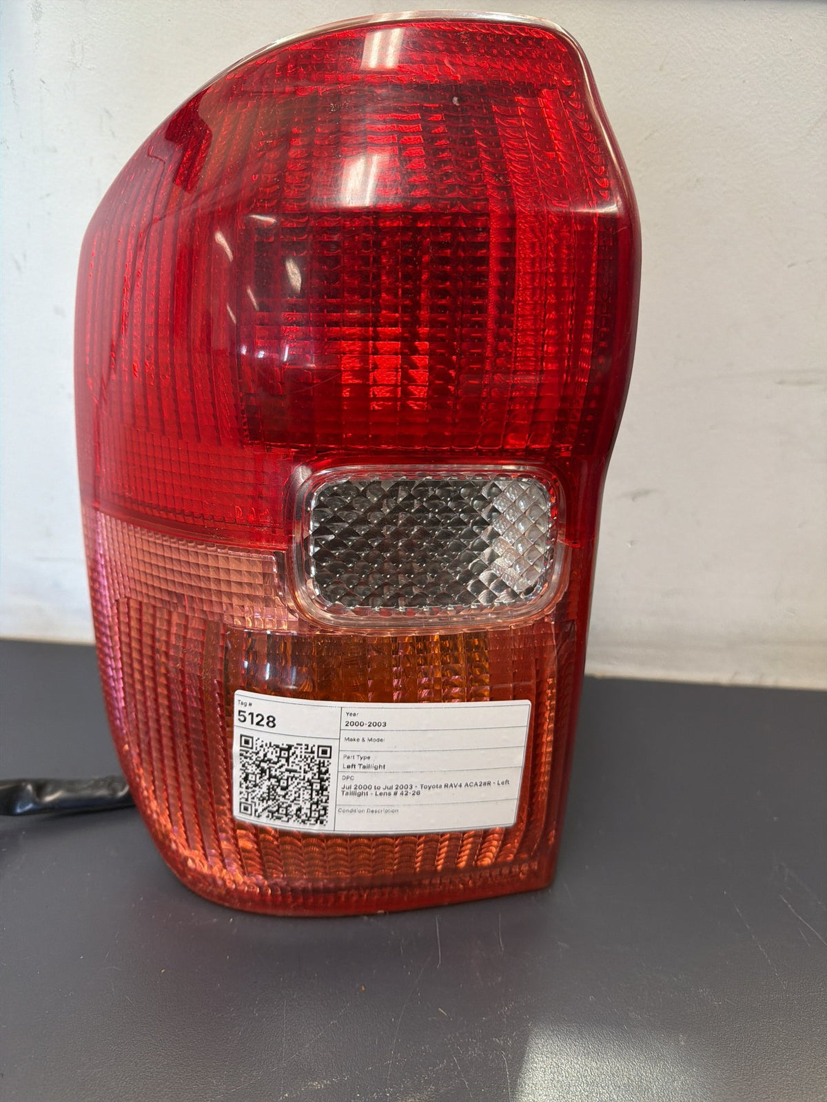 Jul 2000 to Jul 2003 - Toyota RAV4 ACA2#R - Left Taillight - Lens # 42-26