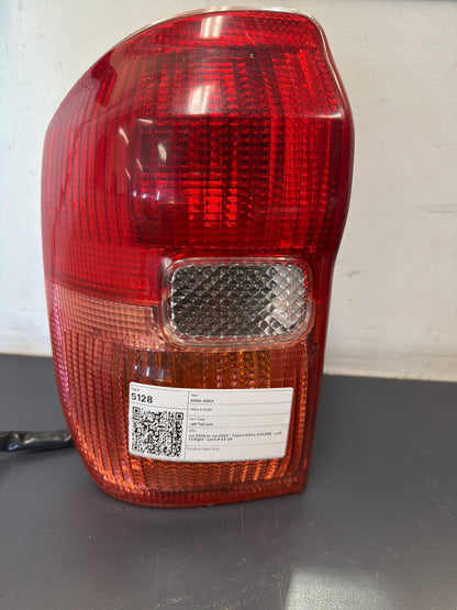 Jul 2000 to Jul 2003 - Toyota RAV4 ACA2#R - Left Taillight - Lens # 42-26
