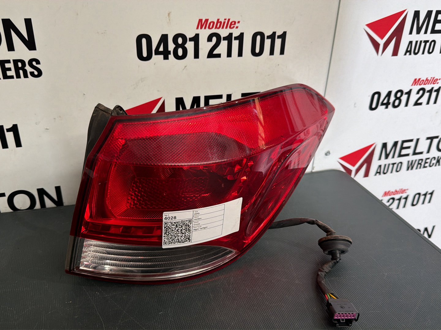 Jul 2012 to Jan 2017- Holden Cruze JH Station Wagon- Right Taillight