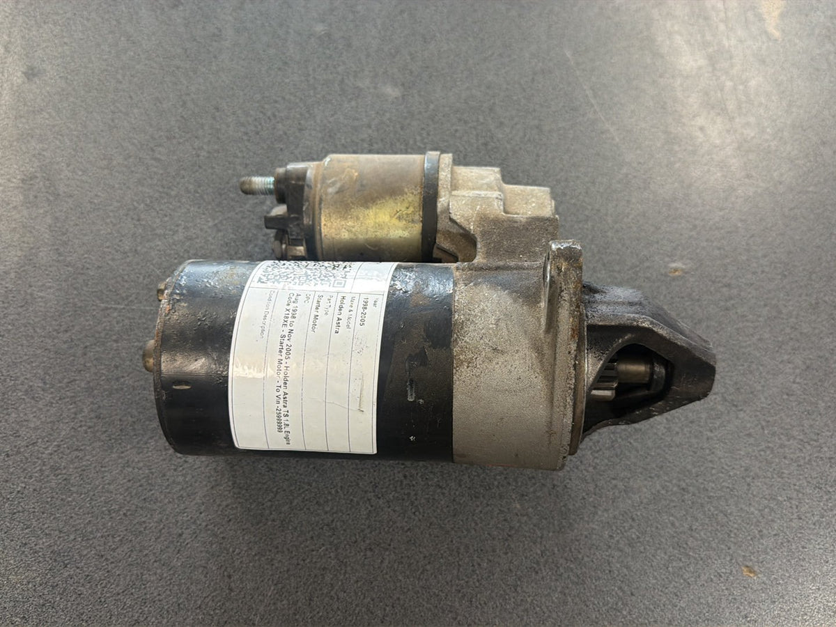 Aug 1998 to Nov 2005- Holden Astra TS 1.8L Engine Code X18XE- Starter Motor- To Vin-25999999