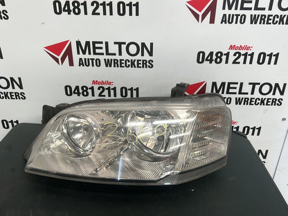 May 2009 to Apr 2011- Ford Territory SY MkII TS Ghia Ghia Turbo- Right Headlight- Chrome Insert Type