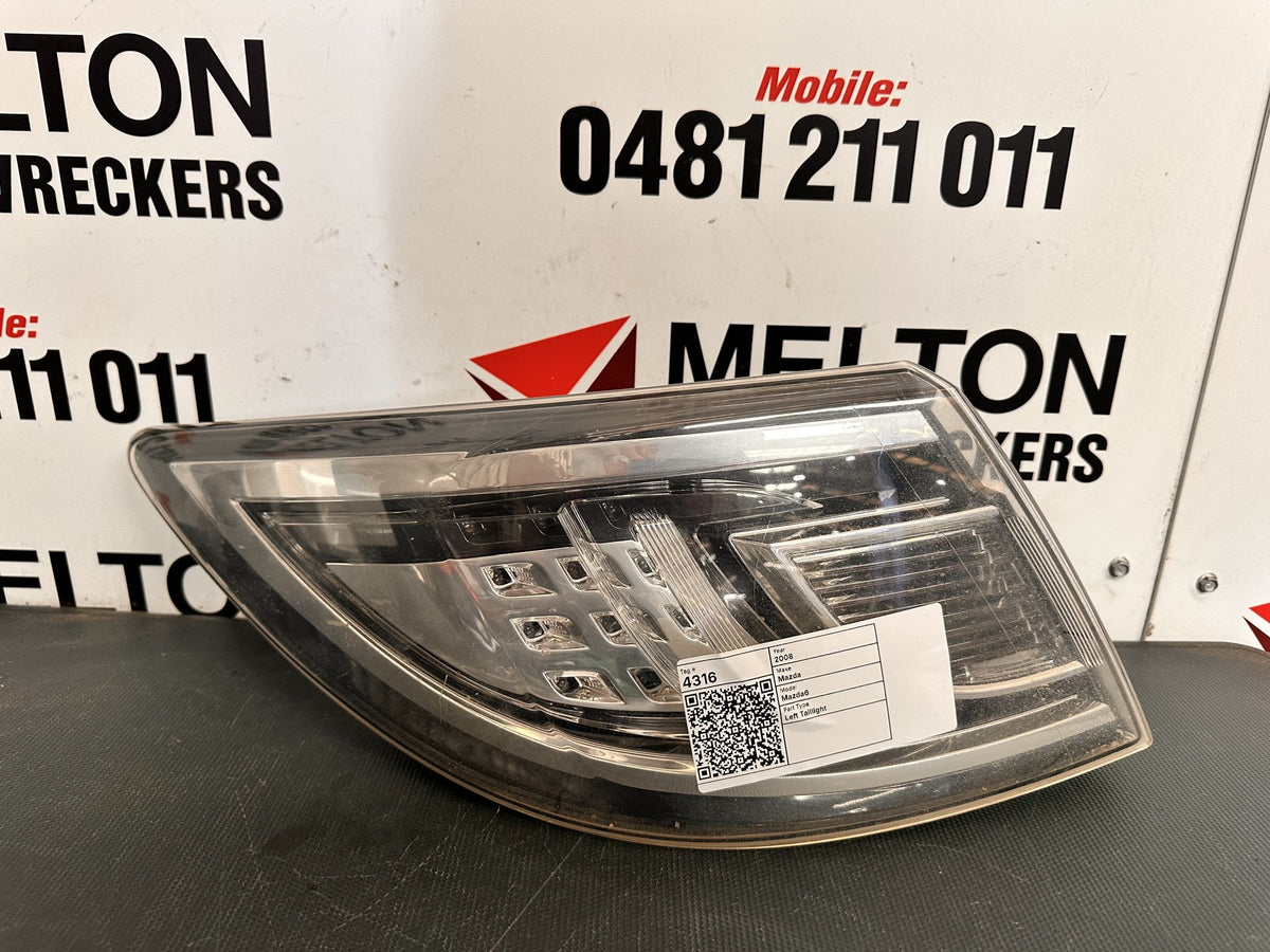 Feb 2008 to Feb 2010- Mazda Mazda6 GH Sedan Hatchback- Left Taillight