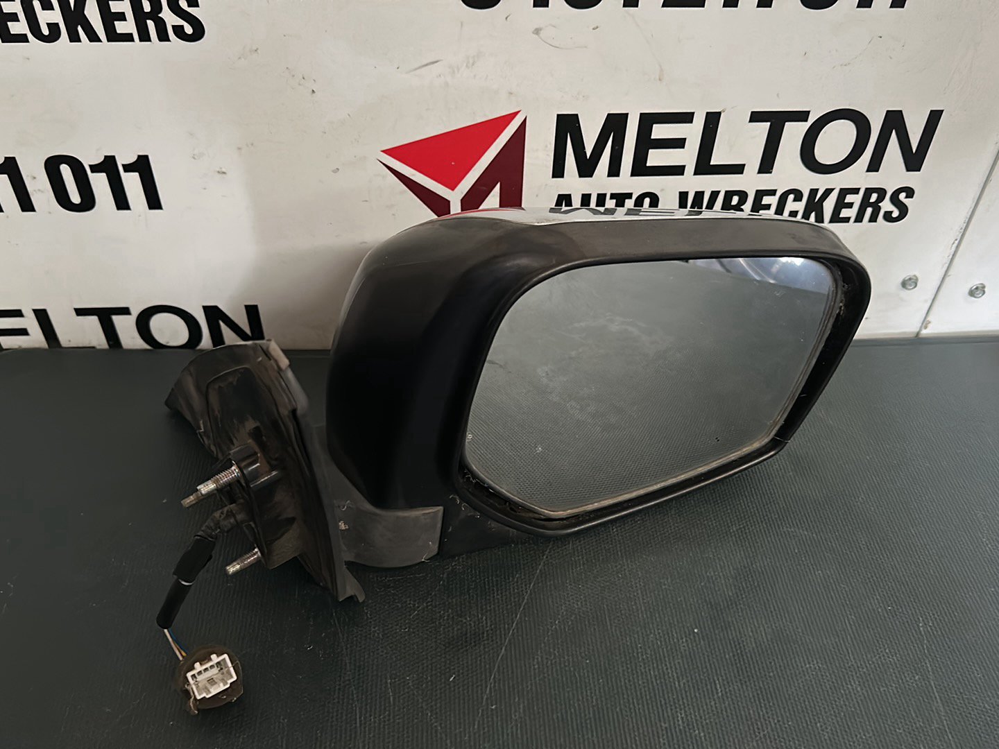 Jul 2006 to Apr 2015- Mitsubishi Triton ML MN- Right Door Mirror- Power Adjust, Non-Indicator, Chrome
