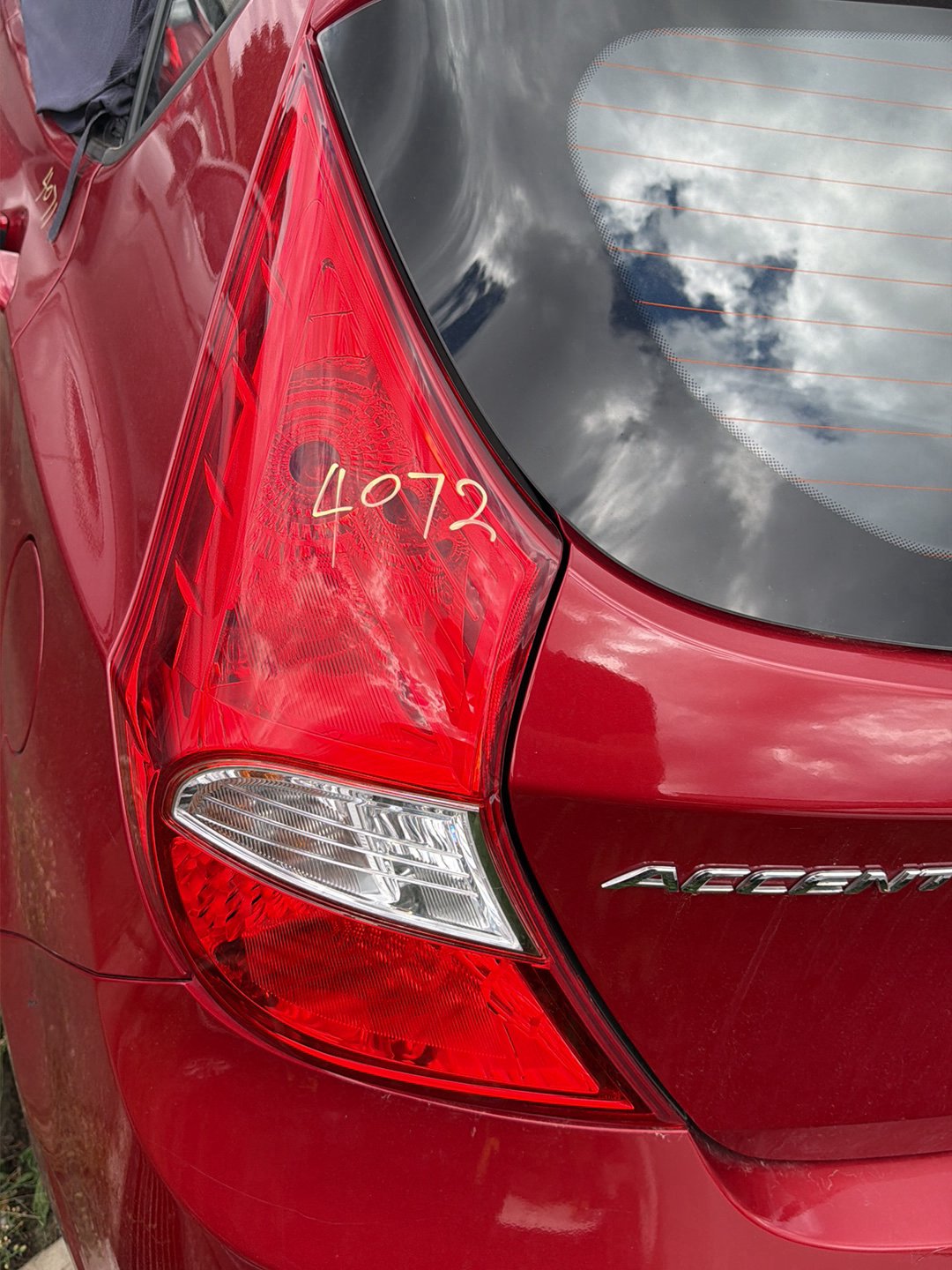 May 2011 to Dec 2019- Hyundai Accent RB Hatchback- Left Taillight