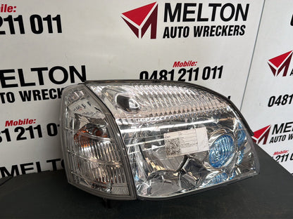 Oct 2001 to Sep 2007- Nissan X-Trail T30- Right Headlight- Blue Lens Type