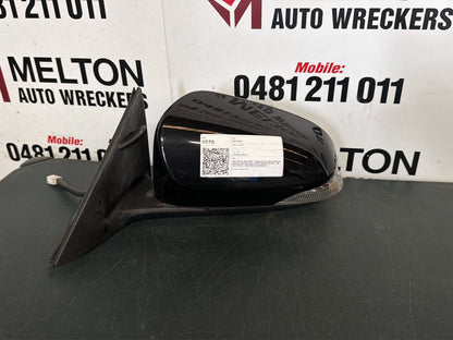 Nov 2011 to Mar 2015 - Toyota Camry Altise Atara R Atara S Atara SX Hybrid H RZ ASV50 AVV50 - Left Door Mirror - Non-Blind Spot Monitor
