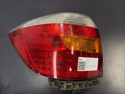 May 2007 to Jul 2010 - Toyota Kluger GSU40 GSU45 - Left Taillight - Body Mounted, Clear Lens Type
