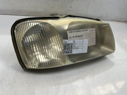 Jun 2000 to Feb 2003 - Hyundai Accent LC - Right Headlight