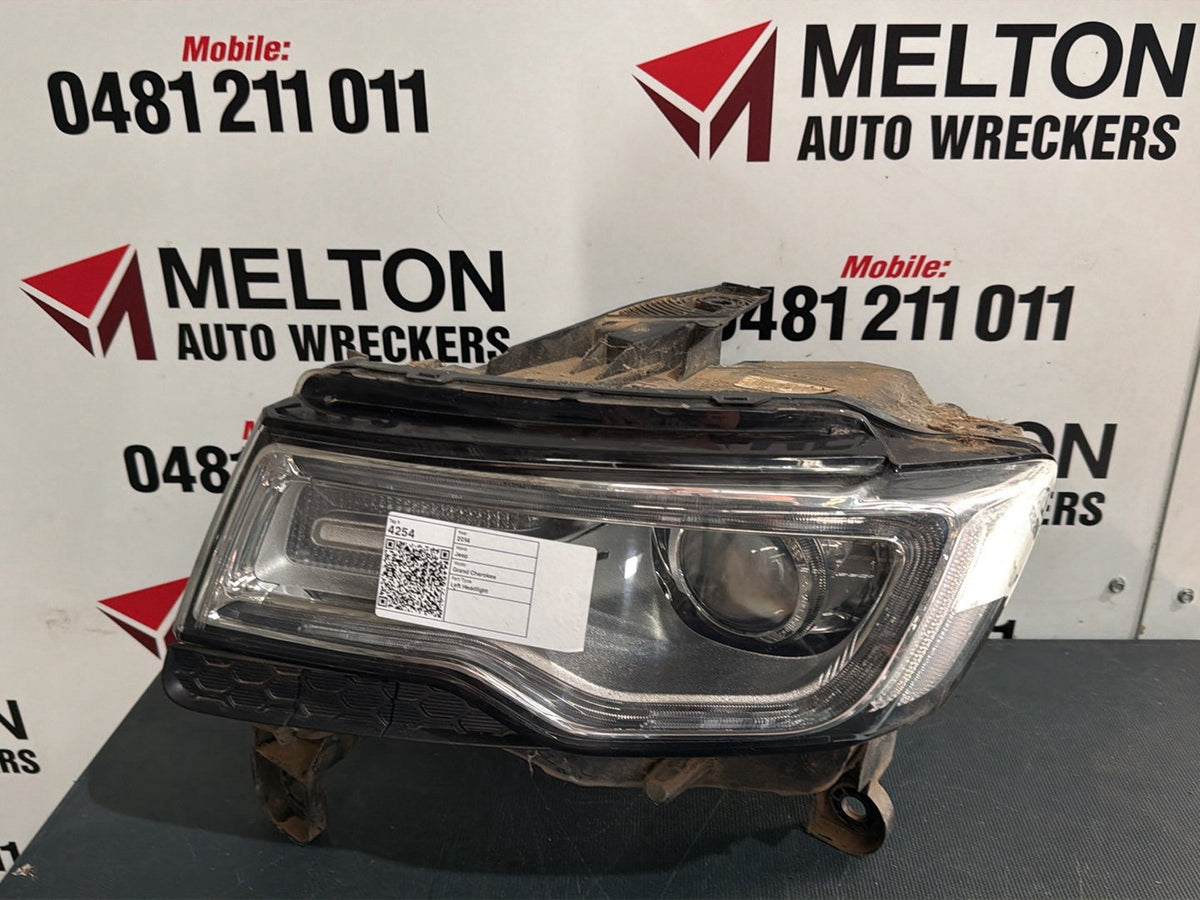 Apr 2013 to Sep 2016- Jeep Grand Cherokee WK Laredo Limited Overland Summit- Left Headlight- Xenon, Non Afs Type (Lm2)