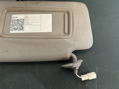 Jan 2001 to Apr 2007- Toyota Kluger MCU28R- Left Sun Visor- Grey