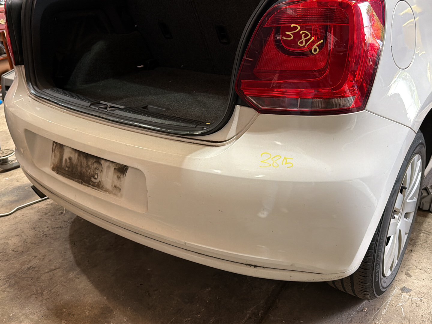 2014 Volkswagen Polo MK5 - 6C 6R - Rear Bumper