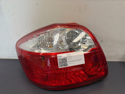Nov 2009 to Sep 2012 - Toyota Corolla ZRE152R Hatchback - Left Taillight - Lens# 12549