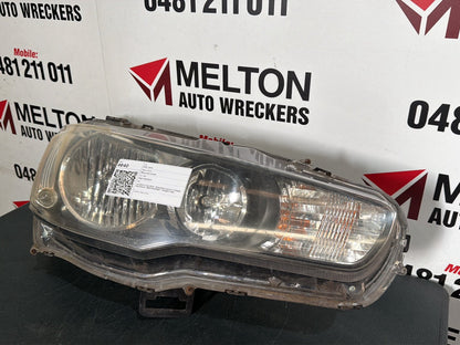 Jul 2007 to Oct 2015- Mitsubishi Lancer CJ- Right Headlight- Halogen Type