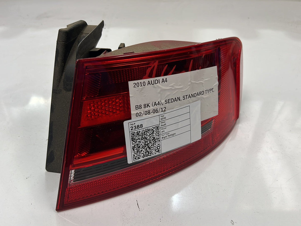 Right Taillight, 2010, Audi, A4