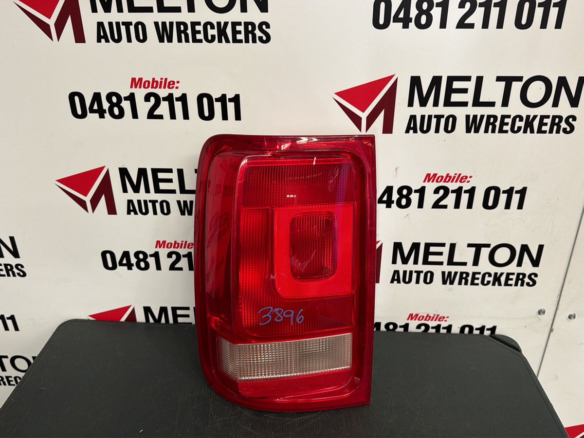 Oct 2010 to Sep 2022- Volkswagen Amarok 2H- Left Taillight- Body Mounted, Non Tinted Type
