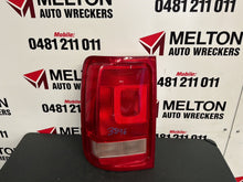 Oct 2010 to Sep 2022- Volkswagen Amarok 2H- Left Taillight- Body Mounted, Non Tinted Type