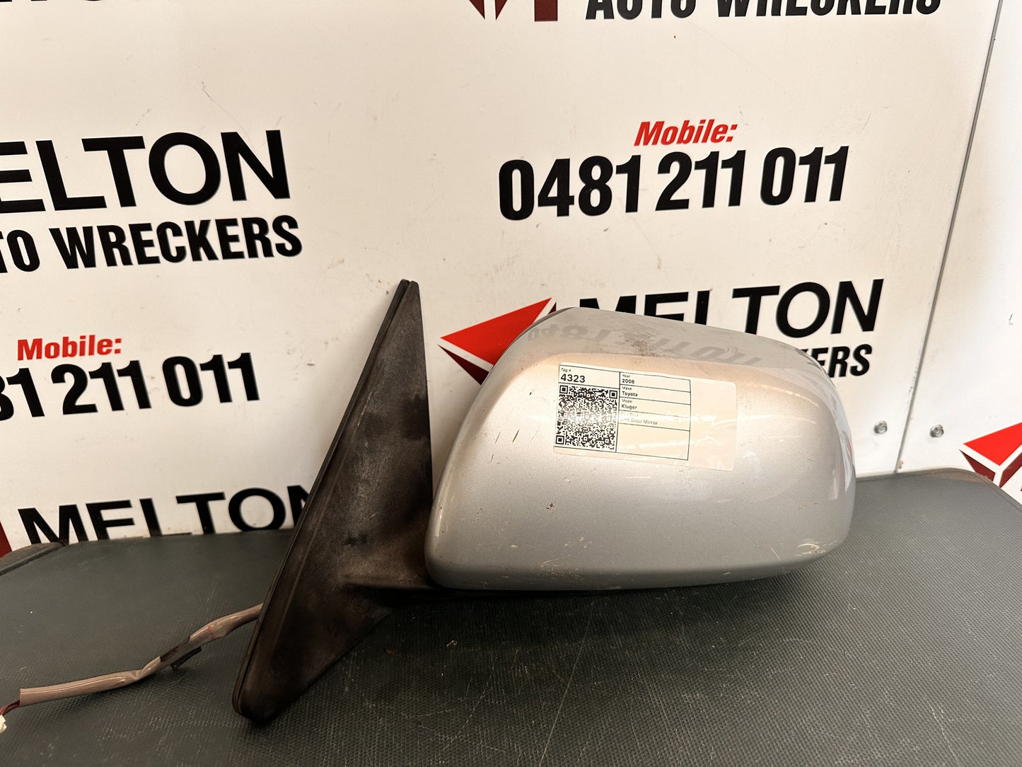 Aug 2007 to Jul 2010- Toyota Kluger- Left Door Mirror