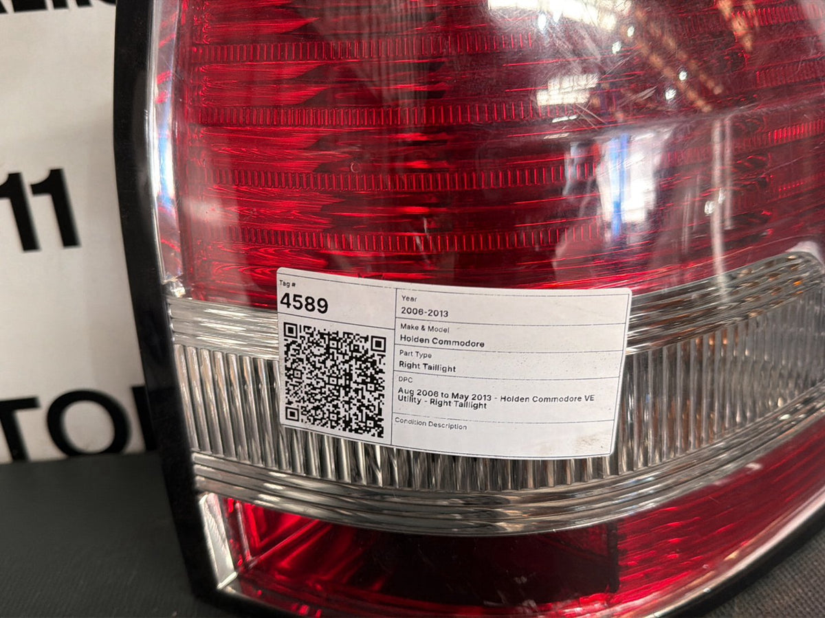 Aug 2006 to May 2013- Holden Commodore VE Utility- Right Taillight