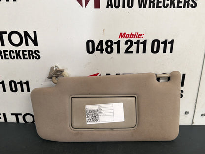 Feb 2002 to May 2009- Nissan Maxima J31- Left Sun Visor- Tan