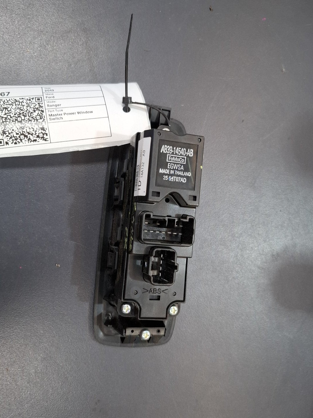 2013 Ford Ranger PX Master Power Window Switch