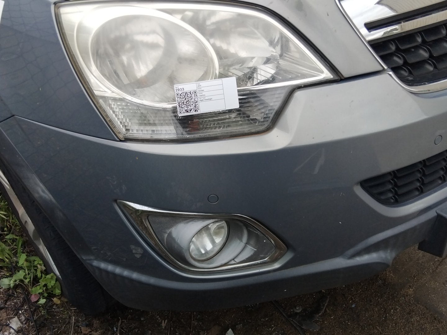 2011 Holden Captiva CG Station Wagon Front Bumper