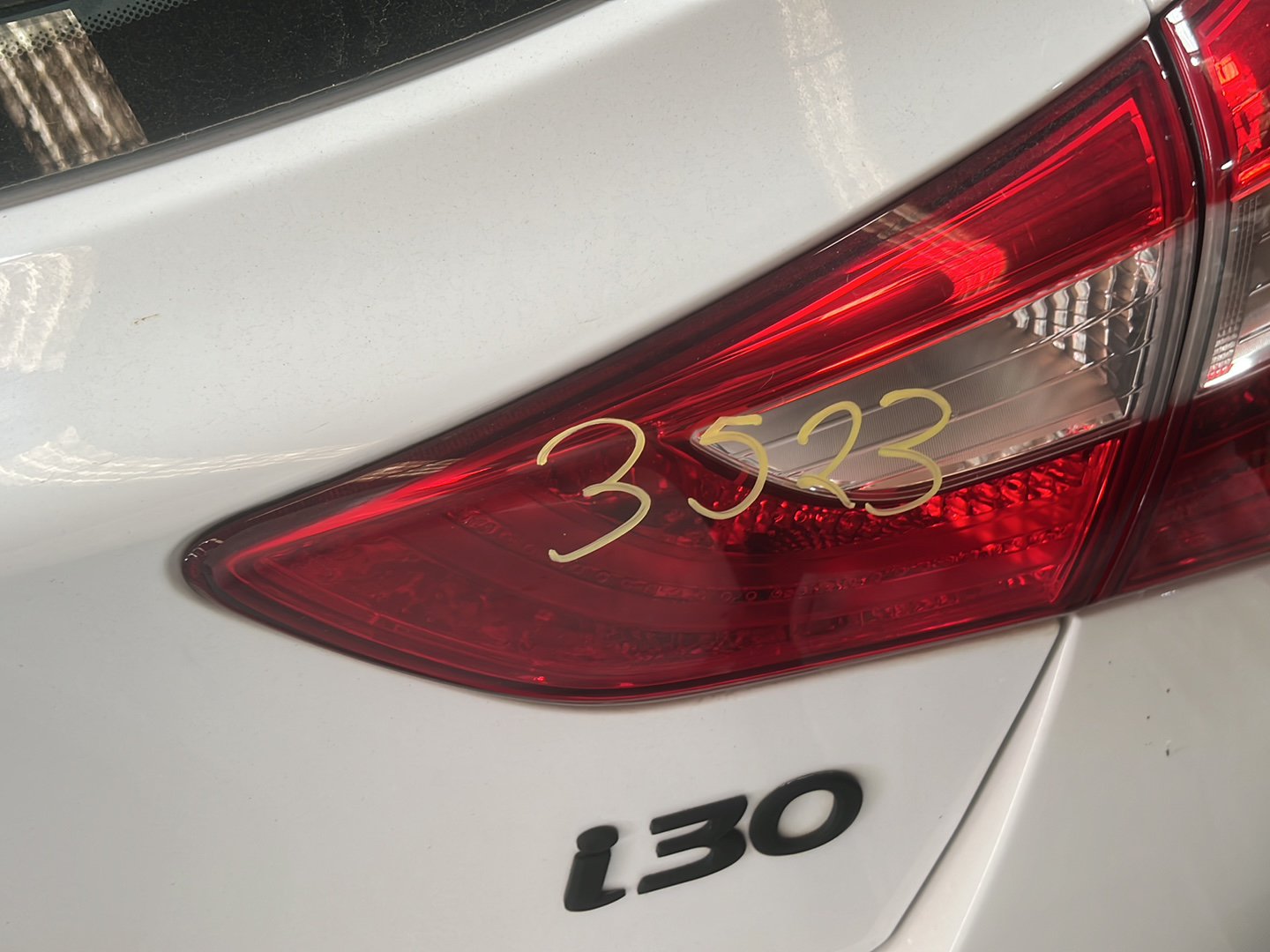 2013 Hyundai i30 GD Hatchback Right Taillight on Bootlid/Tailgate