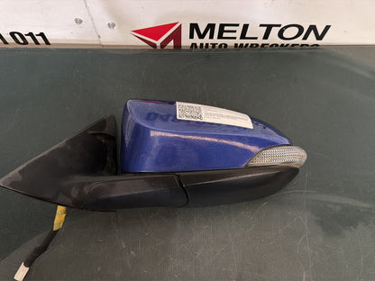 Nov 2011 to Mar 2015 - Toyota Camry Altise Atara R Atara S Atara SX Hybrid H RZ ASV50 AVV50 - Left Door Mirror - Non-Blind Spot Monitor