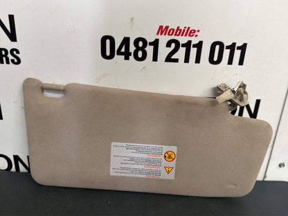 Feb 2002 to May 2009- Nissan Maxima J31- Left Sun Visor- Tan