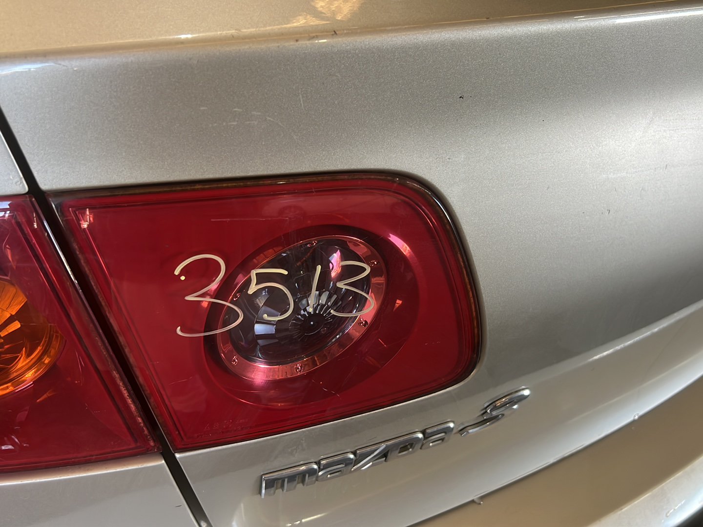 Mazda Mazda3 Sport BK Sedan Left Taillight on Bootlid/Tailgate