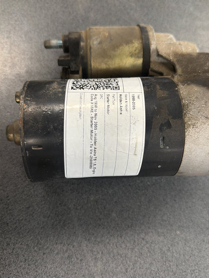 Aug 1998 to Nov 2005- Holden Astra TS 1.8L Engine Code X18XE- Starter Motor- To Vin-25999999