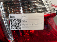 Nov 2011 to Mar 2015 - Toyota Camry AVV50 - Left Taillight - Body Mounted, Non Led Type