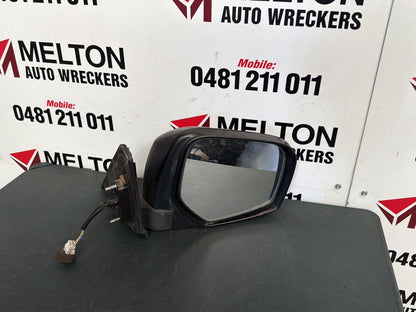 Jul 2006 to Apr 2015- Mitsubishi Triton ML MN- Right Door Mirror- Power Adjust, Black