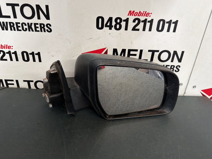 Jun 2011 to Jun 2015- Ford Ranger PX Series 1 XL- Right Door Mirror- Manual Fold, Non-Indicator, Black