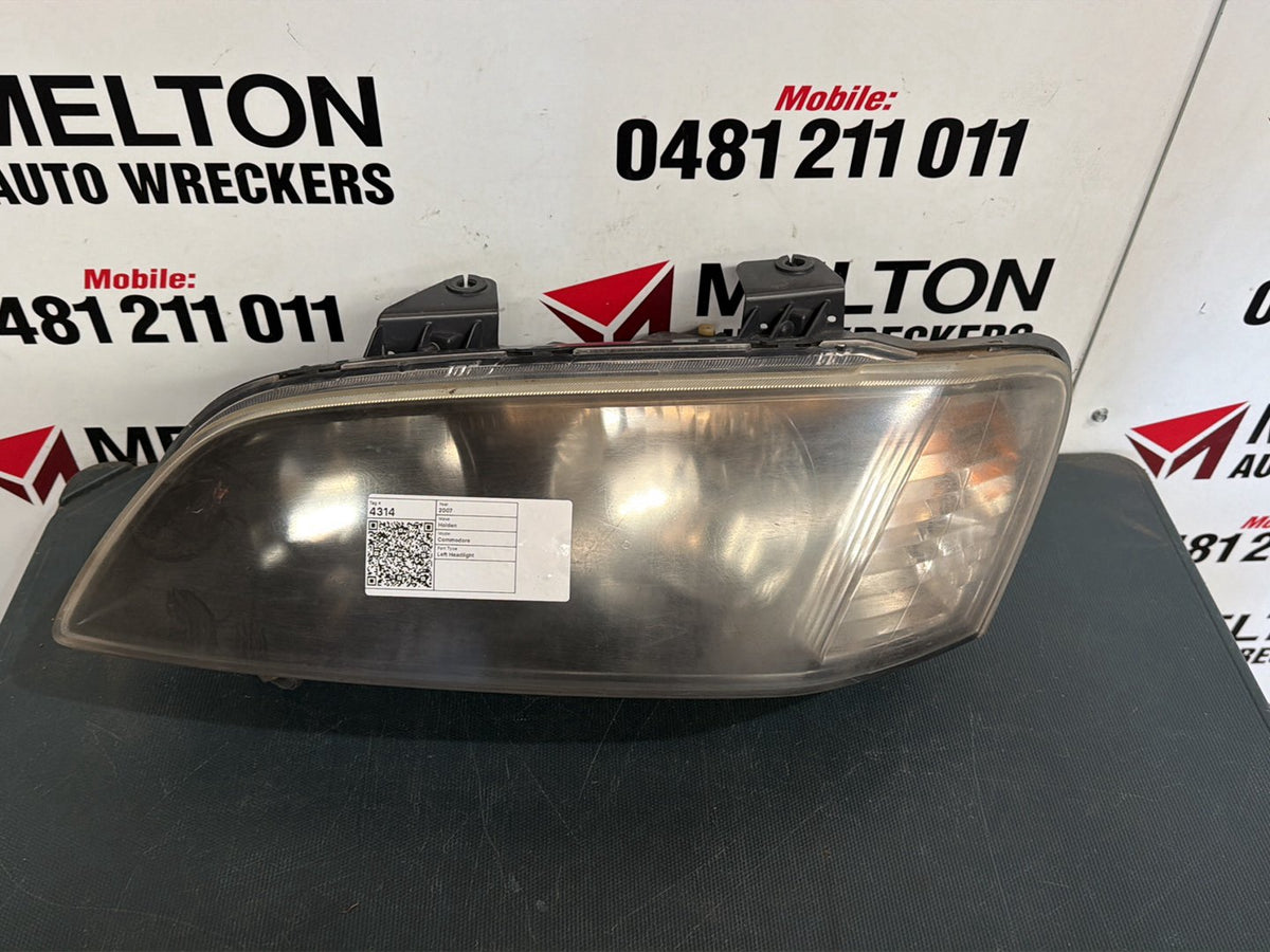 Aug 2006 to Aug 2010- Holden Commodore VE Series Left Headlight