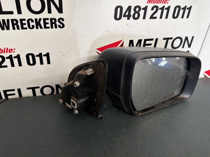 Jun 2011 to Jun 2015- Ford Ranger PX Series 1 XL- Right Door Mirror- Manual Fold, Non-Indicator, Black