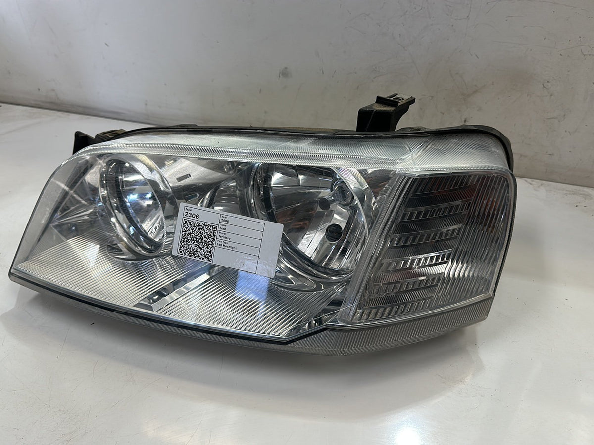 May 2004 to Apr 2009- Ford Territory SX SY MkI TS Ghia Ghia Turbo- Left Headlight- Chrome Insert