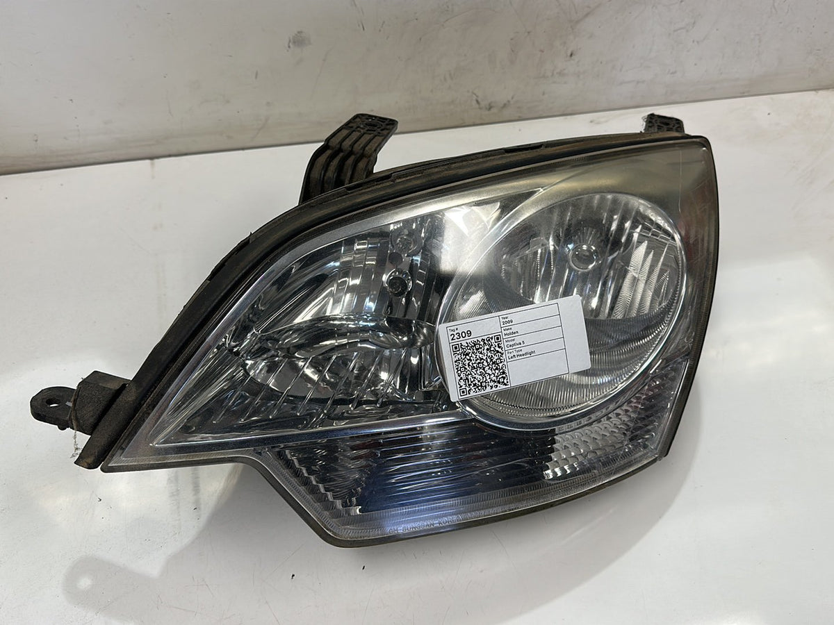 2009 Holden Captiva 5 CG - Left Headlight