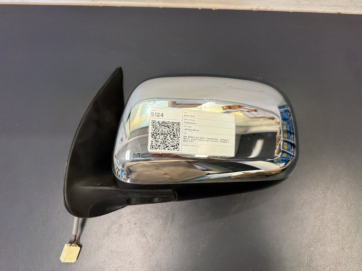 2005-2012 Toyota Hilux Left Door Mirror