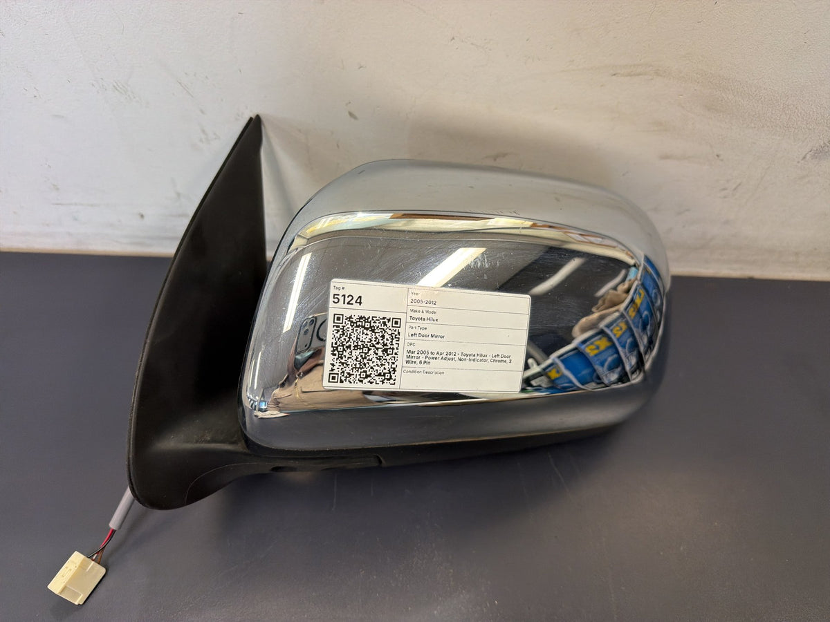 2005-2012 Toyota Hilux Left Door Mirror