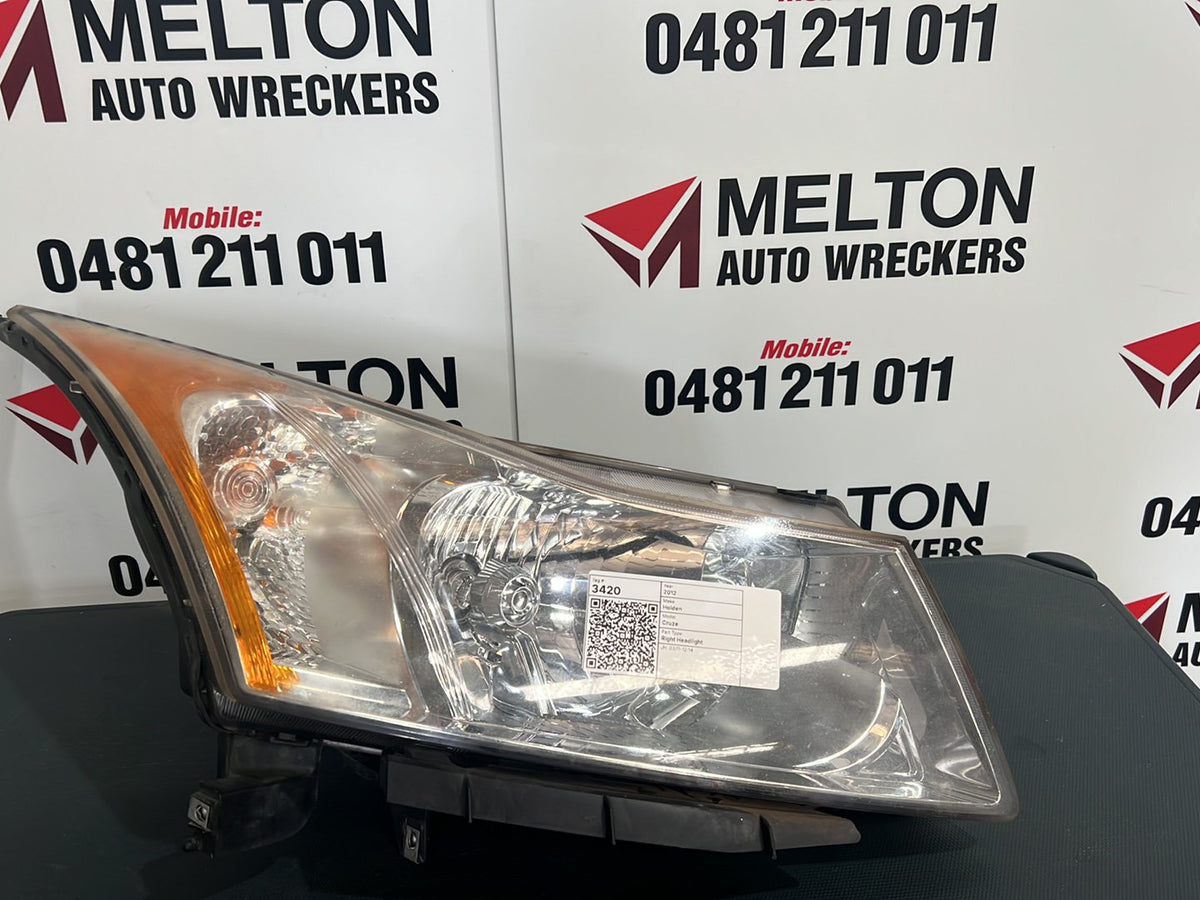 Mar 2011 to Dec 2014 - Holden Cruze JH - Right Headlight